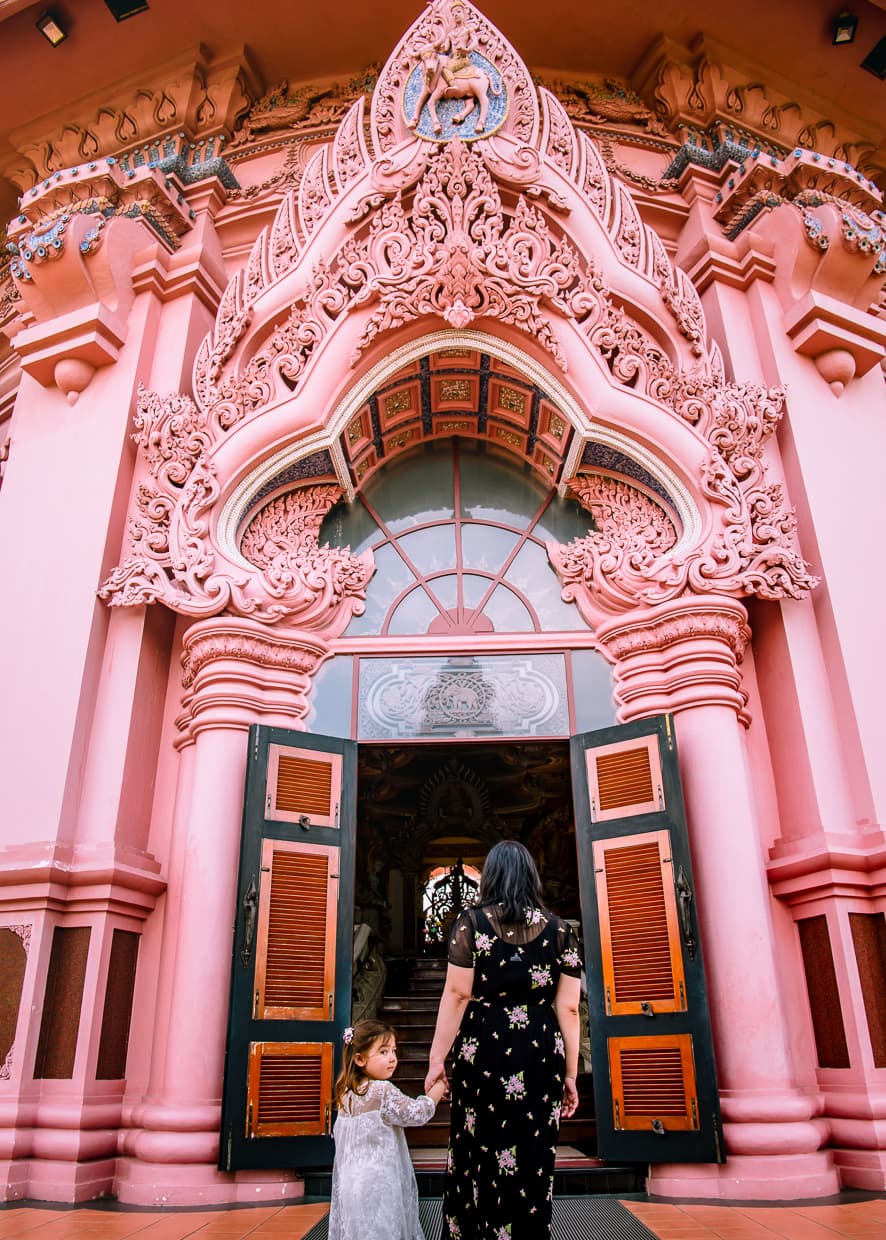 The entrance to Bangkok's Erawan Museum.