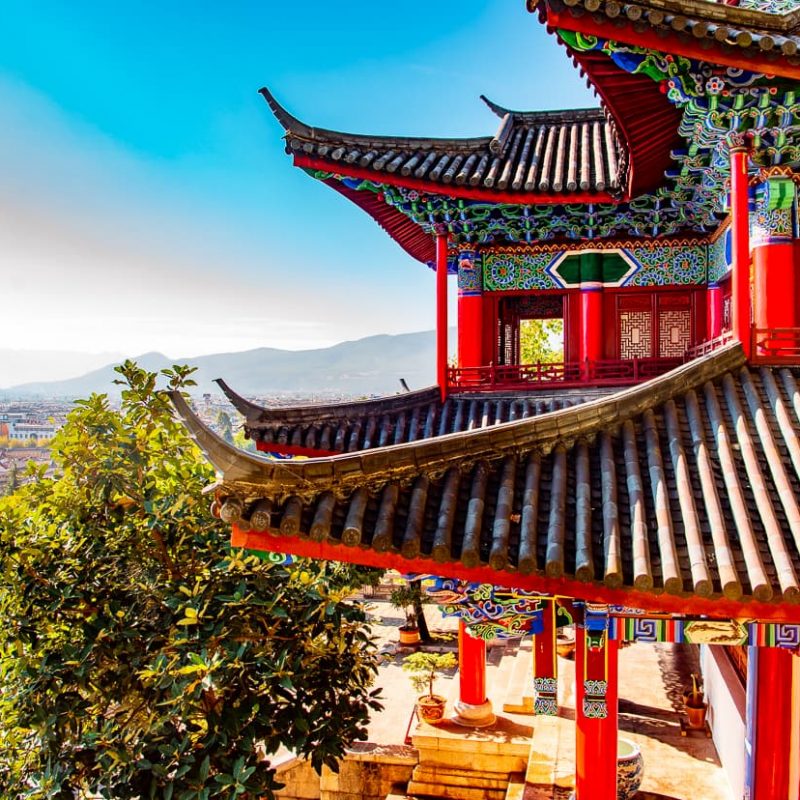 Mufu Palace in Lijiang, China.