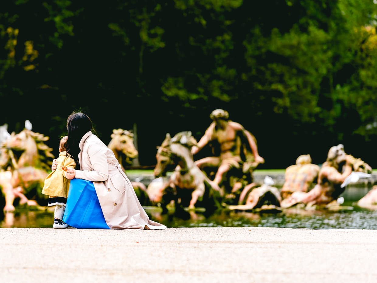 The fountain of Apollo in Versailles, France