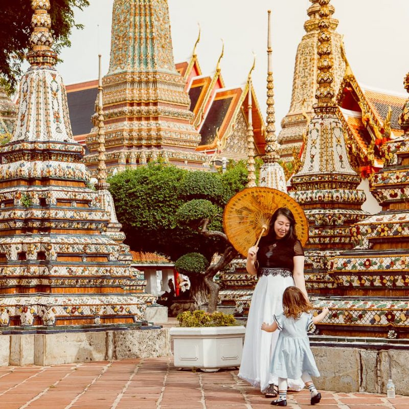 Visiting Wat Pho in Bangkok Thailand