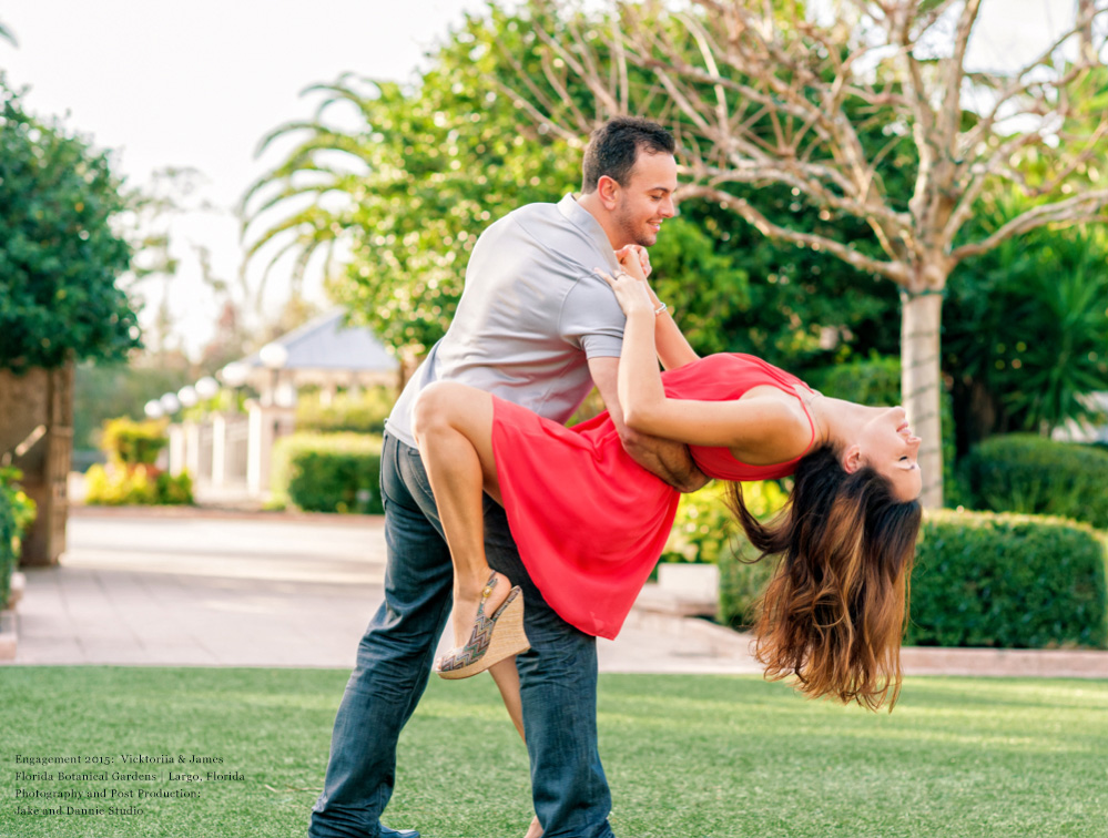 Dancing in the Florida Botanical Gardens in Largo, Florida