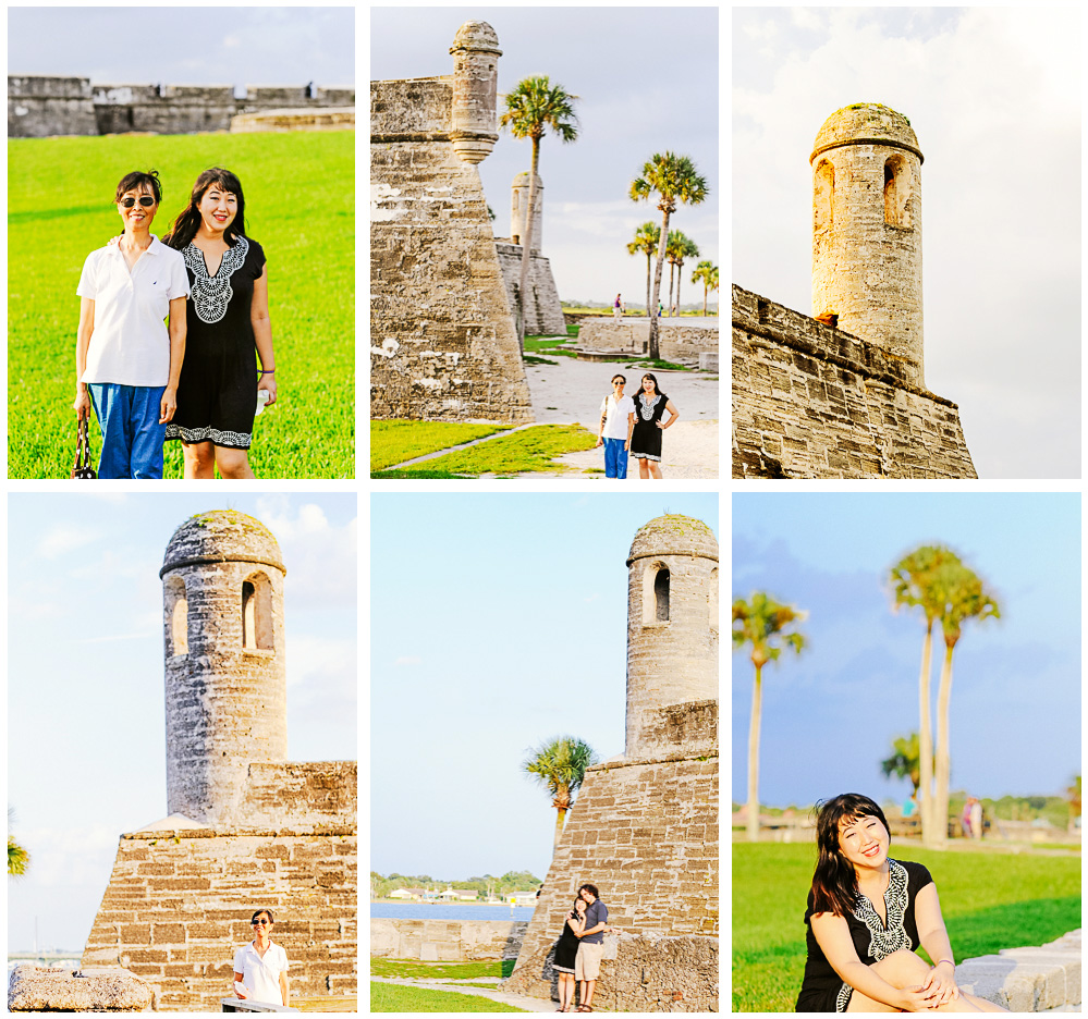 The old Spanish fort on the river in St. Augustine