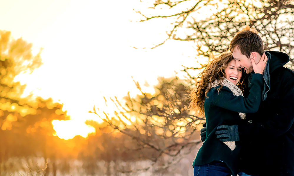 This image of Natalie and LJ's engagement session was recovered with help from our Lexar software