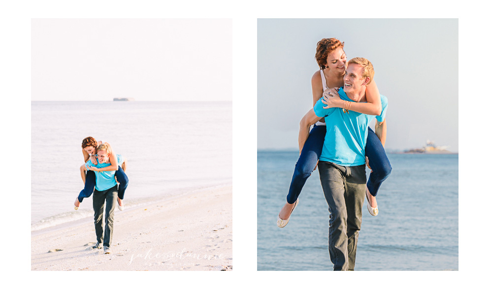Susie and Trevor on the Beach, Fort DeSoto, Florida