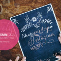DIY Instagram wedding sign for the budget bride